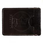 Визитница-футляр Premier-V-49 натуральная кожа коричневый темный гладкий (88)  187737