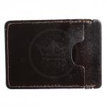 Визитница-футляр Premier-V-49 натуральная кожа коричневый темный гладкий (88)  187737