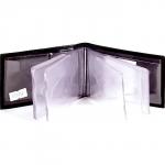 Кредитница Premier-V-119 (18 листов)  натуральная кожа черный матовая (6)  152921