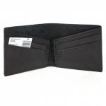 Портмоне мужское Croco-ПР-1058 натуральная кожа 1 отд,  4 карм,  черный шора (1000)  227415