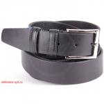 Ремень 35 мм BLACK TORTOISE взрослый 0130380001 ДЛИННЫЙ  (от 130 до 160см)  гладкий черный 112484