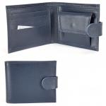 Портмоне мужское Croco-ПР-901 натуральная кожа 2 отд,  4 карм,  синий орфей (151)  227364