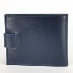 Портмоне мужское Croco-ПР-901 натуральная кожа 2 отд,  4 карм,  синий орфей (151)  227364