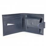 Портмоне мужское Croco-ПР-901 натуральная кожа 2 отд,  4 карм,  синий орфей (151)  227364