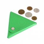 Футляр для монет Premier-F-63 натуральная кожа зеленый флотер (322)  201600