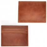 Визитница-кардхолдер Croco-ВК-214 н/к,  1отд, 3 карм,  коричневый св пулл-ап (215)  227209