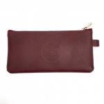 Футляр для ключей Croco-кл-500 (на молнии)  натуральная кожа бордо орфей (253)  227158