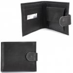 Портмоне мужское Croco-ПР-901 натуральная кожа 2 отд,  4 карм,  черный шора (1000)  227363