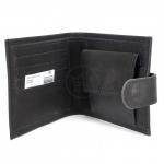 Портмоне мужское Croco-ПР-901 натуральная кожа 2 отд,  4 карм,  черный шора (1000)  227363