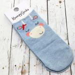 Короткие носки "Blue series" Коровка