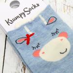 Короткие носки "Blue series" Коровка