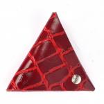 Футляр для монет Premier-F-63 натуральная кожа красный крокодил крупный (4)  227380