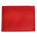 Визитница-кардхолдер Croco-ВК-214 н/к,  1отд, 3карм,  красный матовый (16)  226654