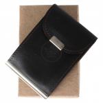 Зажим для купюр Croco-зк-300 (карм на мелочи,  2 кнопки)  натуральная кожа коричневый тем орфей (207)  205848