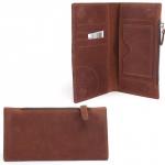 Портмоне мужское Croco-ПР-1052 натуральная кожа 3 отд,  5 карм,  коричневый св крейзи хорс (229)  226651