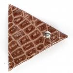 Футляр для монет Croco-Ф-700 натуральная кожа бежевый крокодил (199)  226373