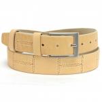 Ремень 35 мм FAVORIT взрослый 0050380307 тисн молочный 153400