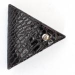 Футляр для монет Croco-Ф-700 натуральная кожа коричневый крокодил лак (4367)  226375