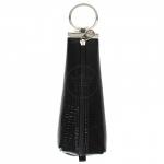 Футляр для ключей Croco-кл-503 (на молнии)  натуральная кожа черный игуана (76)  213538