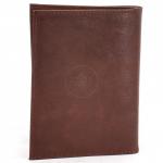 Обложка для авто+паспорт-Croco-ВП-102 натуральная кожа коричневый крек (211)  227155