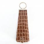 Футляр для ключей Croco-кл-504 (на молнии)  натуральная кожа бежевый крокодил (199)  226376