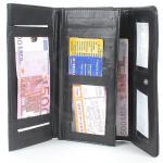 Кошелек женский искусственная кожа 943-04,  молния внутри,  3отд,  8 карм,  черный  (УЦЕНКА )  SALE 192360