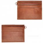 Визитница-кардхолдер Croco-ВК-215 н/к,  1отд, 3 карм,  коричневый св пулл-ап (215)  227208