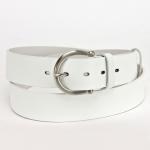 Ремень 40 мм BLACK TORTOISE взрослый 0530380000 гладкий,  белый 126640