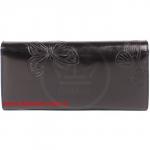 Кошелек женский натуральная кожа A-00393 (72504-2)  black,  защелка внутри,  7отд,  9карм,  черный SALE 146280