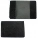 Обложка для паспорта Premier-LO-84 (тисн Паспорт)  натуральная кожа черный феникс (2)  226692