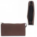 Портмоне мужское Croco-ПР-953 натуральная кожа 3 отд,  10 карм,  рем-петля,  коричневый тем шора (1002)  226029