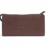 Портмоне мужское Croco-ПР-953 натуральная кожа 3 отд,  10 карм,  рем-петля,  коричневый тем шора (1002)  226029