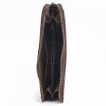 Портмоне мужское Croco-ПР-953 натуральная кожа 3 отд,  10 карм,  рем-петля,  коричневый тем шора (1002)  226029