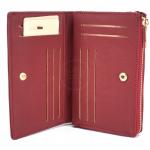 Кошелек женский искусственная кожа ForeverYoung-367-32,  2отд,  11карм,  бордо 226286