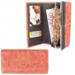 Кошелек женский искусственная кожа 943-01,  защелка внутри,  5 отд+10 карм,  кирпичный SALE 192352