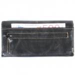 Кошелек женский искусственная кожа 943-03,  молния внутри,  5отд,  9 карм,  черный SALE 192358