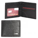 Кошелек мужской натуральная кожа A 86-Y 1009-3,   б/молнии,  2отд+6карм,  черный SALE 175904