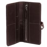 Портмоне мужское Croco-ПР-1055 натуральная кожа 2 отд,  7 карм,  коричневый тем шора (1002)  217188