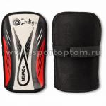 Щитки футбольные INDIGO, 1502, серо-красный, L