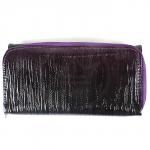 Кошелек женский искусственная кожа 943-05,  молния снаружи,  6отд,  13 карм,  фиолетовый SALE 192368
