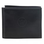 Обложка Croco-у-602 (для удостоверения+карточки)  натуральная кожа черный матовый (3)  218267