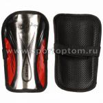 Щитки футбольные INDIGO, 1502, черно-желтый, M-L