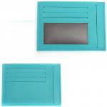 Визитница-кардхолдер Croco-В-207 н/к,  1отд, 9карм,  бирюза флотер (110)  226012