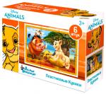 Кубики Король Лев (без обклейки) 6 шт. Дисней