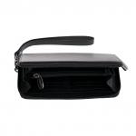 Клатч мужской FABULA "Largo" натуральная кожа, на молнии, 210х115х23мм, черный, PM.45.LG, ш/к-92029