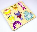 Пазл деревянный Университет монстров (21 х 21 см) Дисней