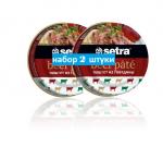 *Акция 1+1 SETRA паштет говяжий /без консервантов