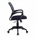 Кресло CH-695N/DG/TW-11, с подлокотниками, сетка, черное/серое TW-11/TW-04, ш/к 72865