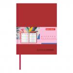 Дневник 1-11 класс 48 л., обложка кожзам (лайт), термотиснение, BRAUBERG ORIGINAL, красный, 105449