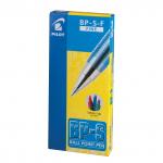 Ручка шариковая масляная PILOT BP-S, СИНЯЯ, корпус тониров. синий, 0,7мм, линия 0,32мм, BP-S-F